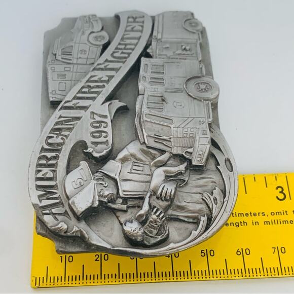 1997 Firefighter Belt Buckle - Picture 5 of 6